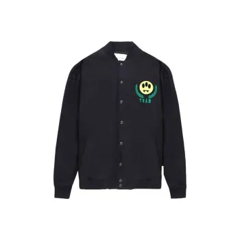 Barrow Logo embroidery Zip up Bomber Jacket