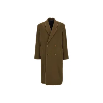Lemaire Double-breasted Wool Coat