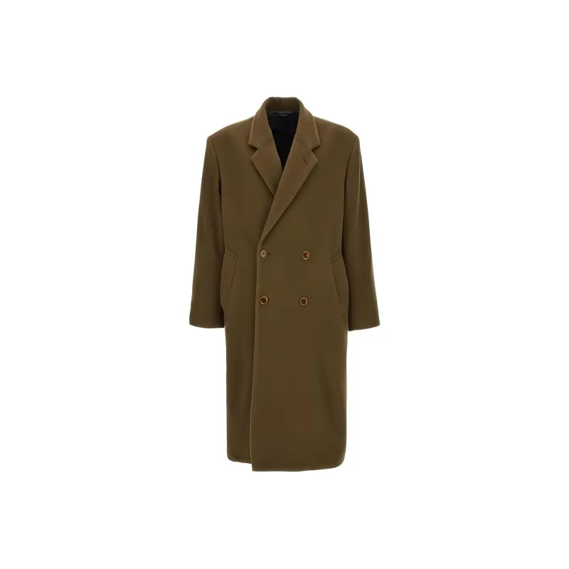 Lemaire Double-breasted Wool Coat-0