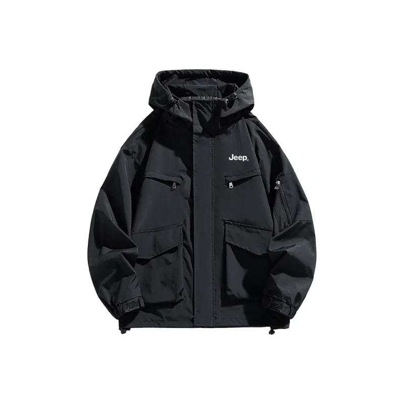 Jeep Waterproof, Windproof, And Breathable Windbreaker Jacket Men-6