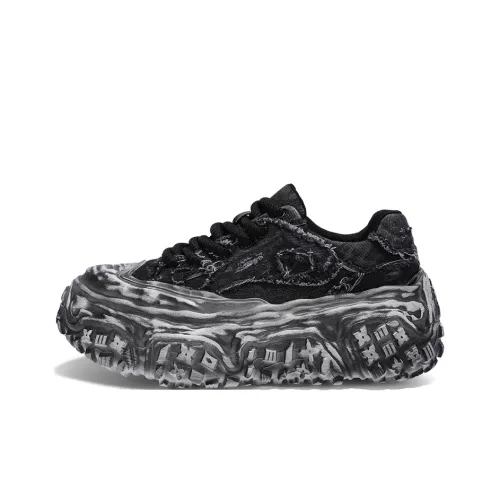 AD Height Increasing Abrasion Resistant Low Top Chunky Sneakers Men's
