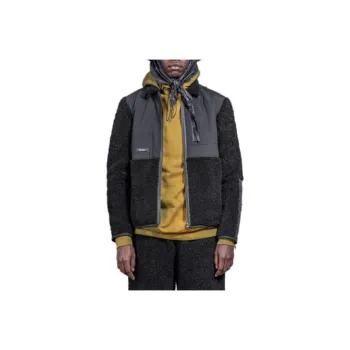 ISO.POETISM Velvet Jackets Men Black
