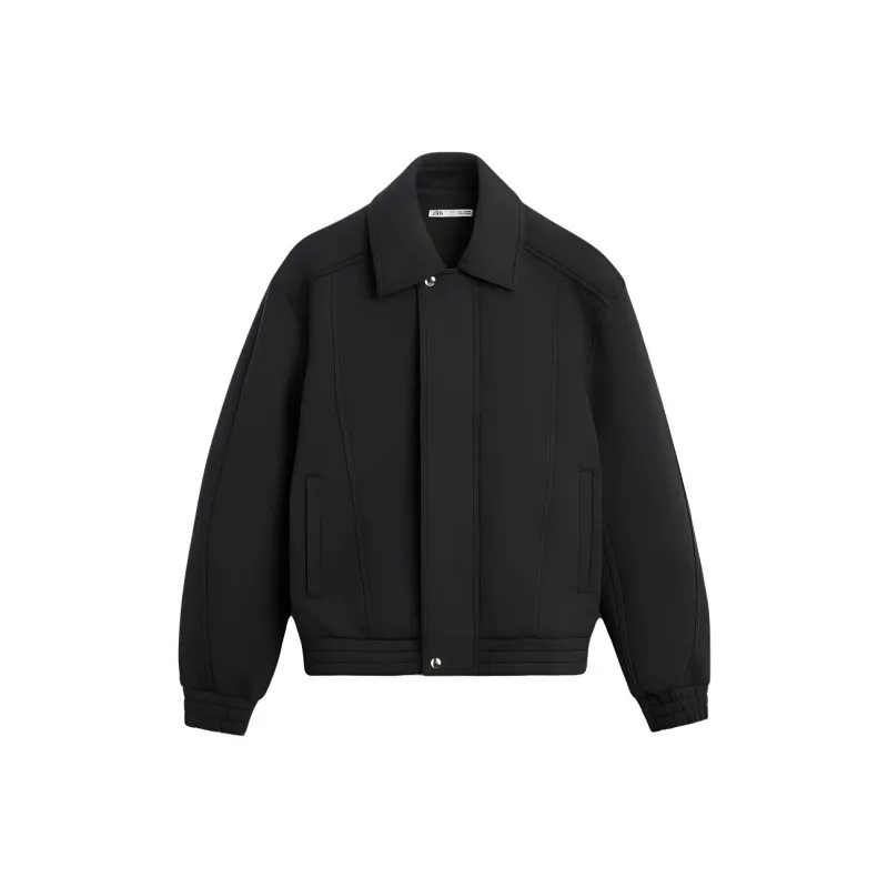 ZARA Jackets & Coats Men's Black-0