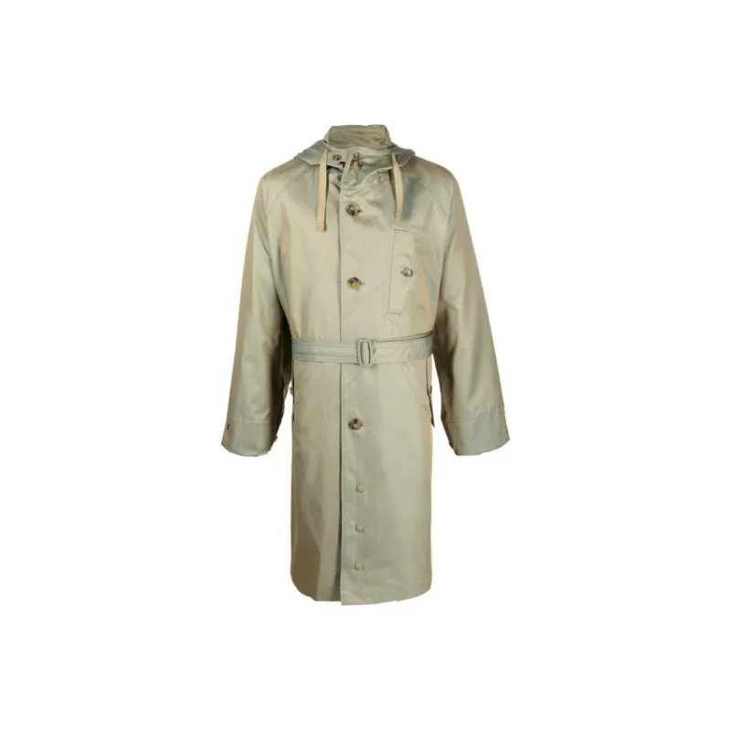 BARACUTA Metallic finish Trench Coat-0
