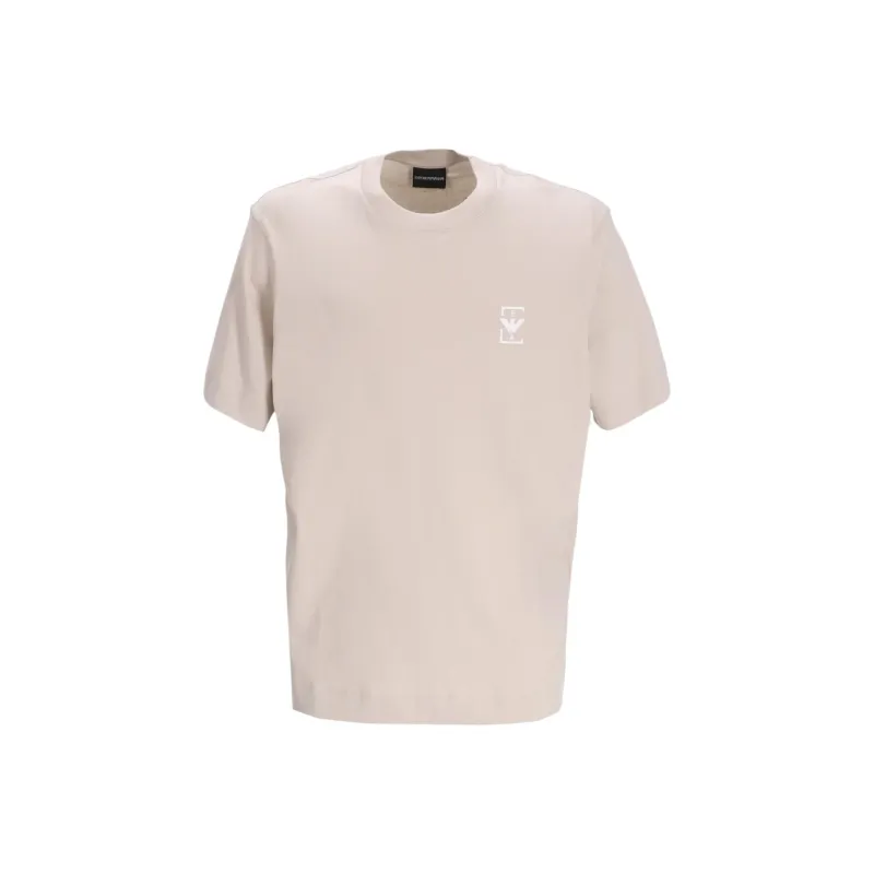 EMPORIO ARMANI Logo embroidered T shirt-0