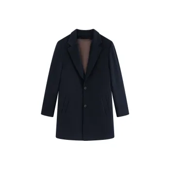 PIERRE CARDIN Coats Men's Navy Blue