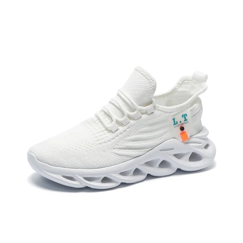 QIUTEXIONG Cushioning And Breathable Low Top Casual Marathon Training City Commute Running Shoes Men's-0