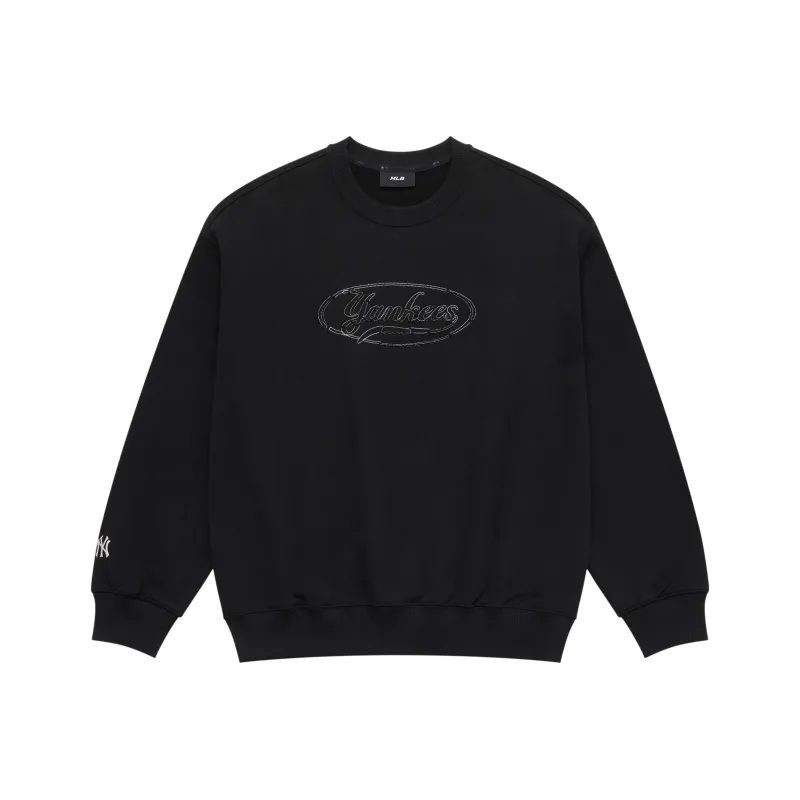 MLB MLB Preppy Style Collection New York Yankees SS25 Sweatshirt Unisex Black-0