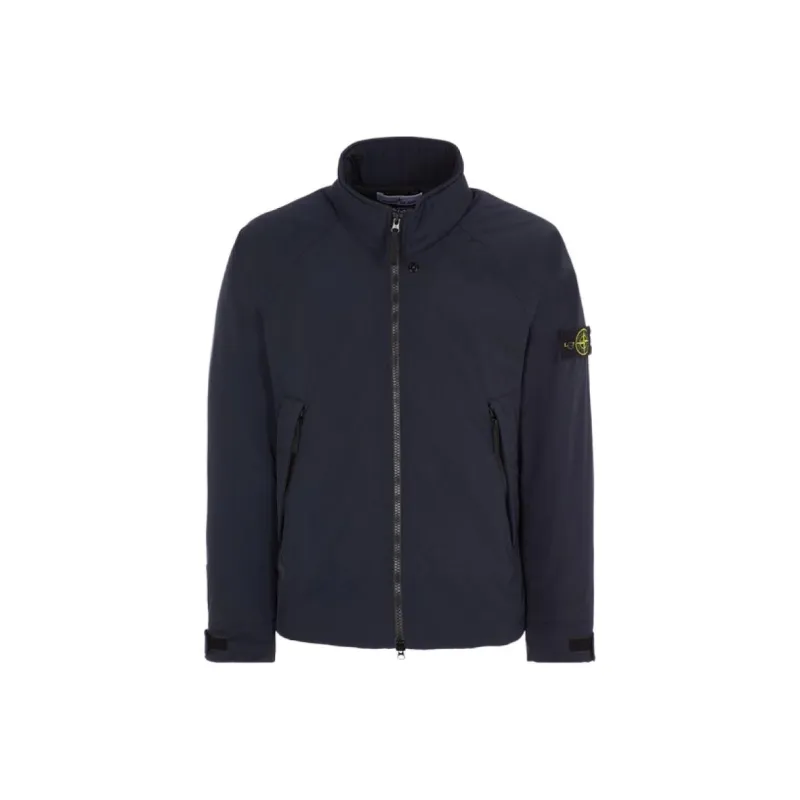 STONE ISLAND Compass Patch Zip Up Windbreaker-0