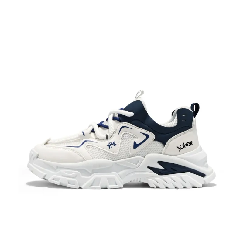 Yalu Preferred Slip Resistant, Abrasion Resistant, Breathable, Lightweight Low Top Chunky Sneakers Men's-10