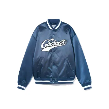 Carhartt WIP Logo print Striped Bomber Jacket