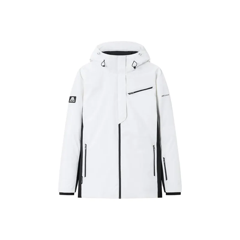 ANTA Champion All Weather Series Jackets Men Papyrus White/Basic Black-0