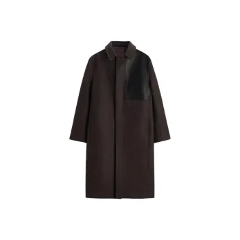 ZARA x STUDIO NICHOLSON Coats Men's Burgundy