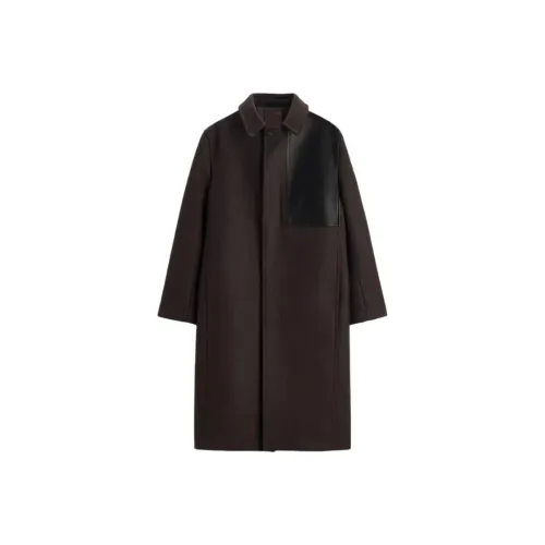 ZARA x STUDIO NICHOLSON Coats Men's Burgundy