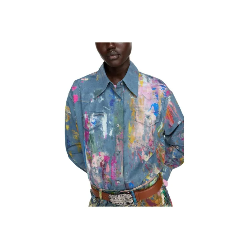 Acne Studios Paint splatter Shirt-3