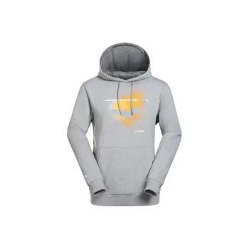 SALOMON Hoodie M Sweatshirt Men's Heather Gray