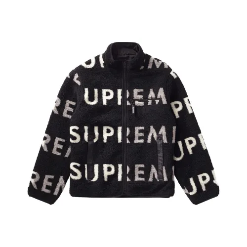 Supreme Reversible Logo Fleece Jacket