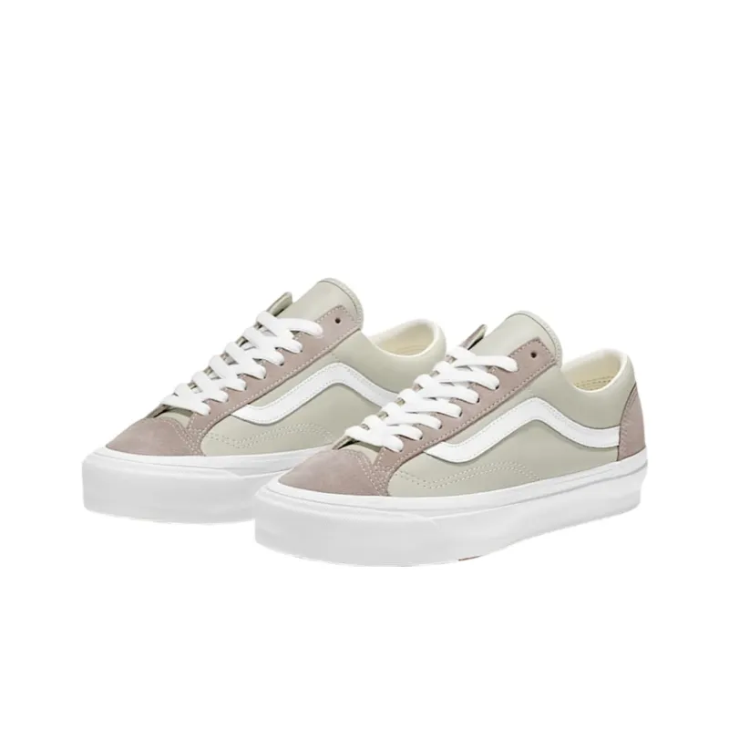 Old Skool Vans Premium Leather 'Atmosphere Grey Beige' Women's-1