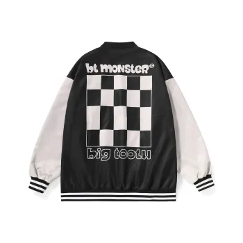 Bt Loose Fit Baseball Jacket Unisex