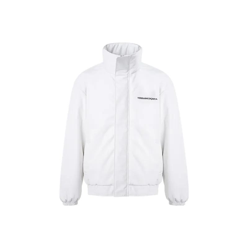 TERRA INCOGNITA FW22 Solid Color Stand Collar Loose Fit Thickened Puffer Jacket Unisex-0