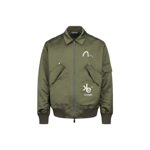 EVISU Jackets Men Dark Army Green