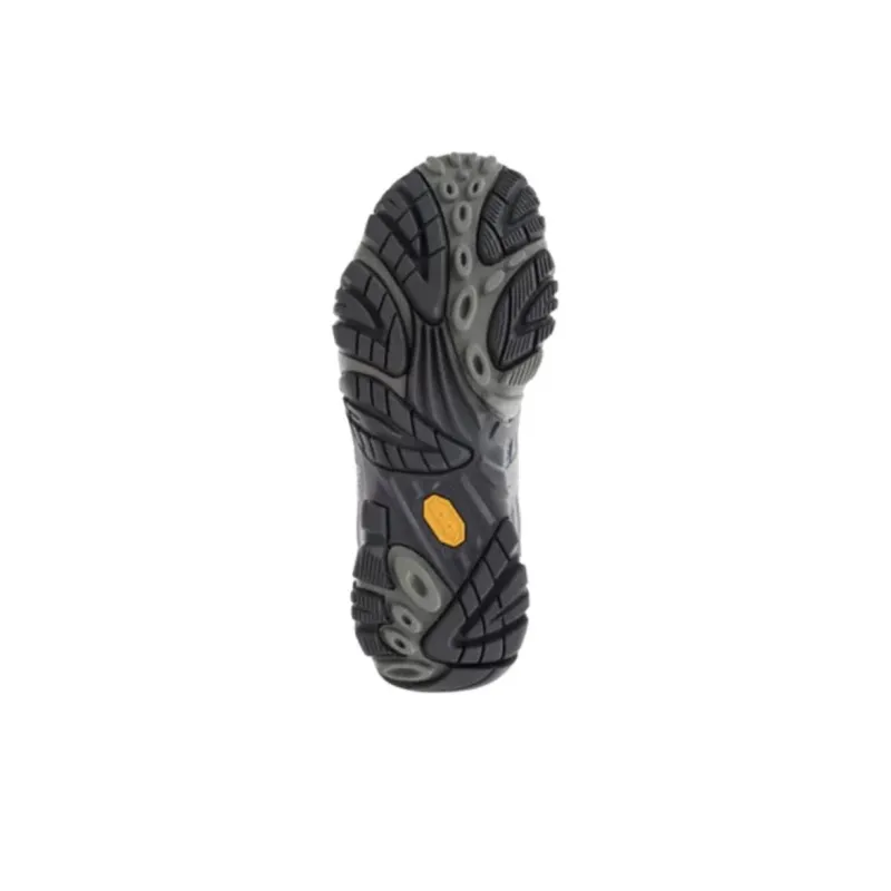 MERRELL Moab 2 Slip Resistant Waterproof Low Top Hiking Shoes Unisex Gray Purple-3