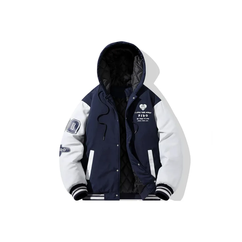 FIDO DIDO Puffer Jackets Unisex-13