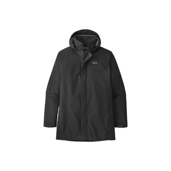 Patagonia City Storm Water Resistant Windproof Breathable Windbreaker Jacket Men's Black