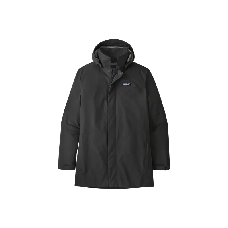 Patagonia City Storm Water Resistant Windproof Breathable Windbreaker Jacket Men's Black-0