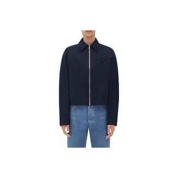 Bottega Veneta FW23 Jackets Coats Men's Marine Blue