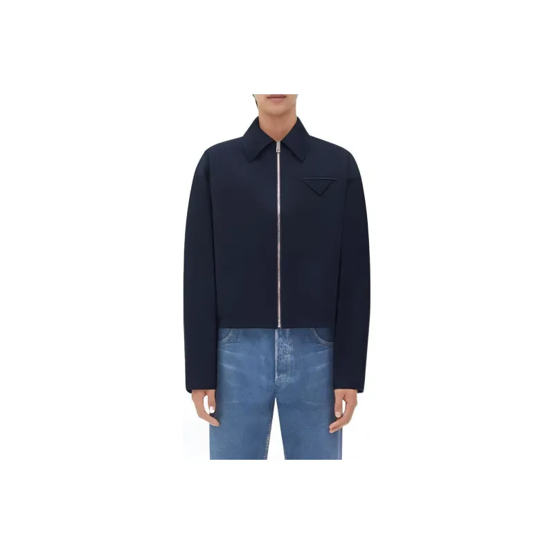 Bottega Veneta FW23 Jackets Coats Men's Marine Blue-0