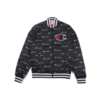 Champion Jacket US Version Unisex Black