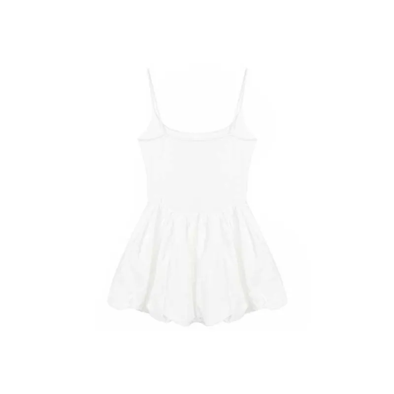 SISC Slip Dresses Women's White-1