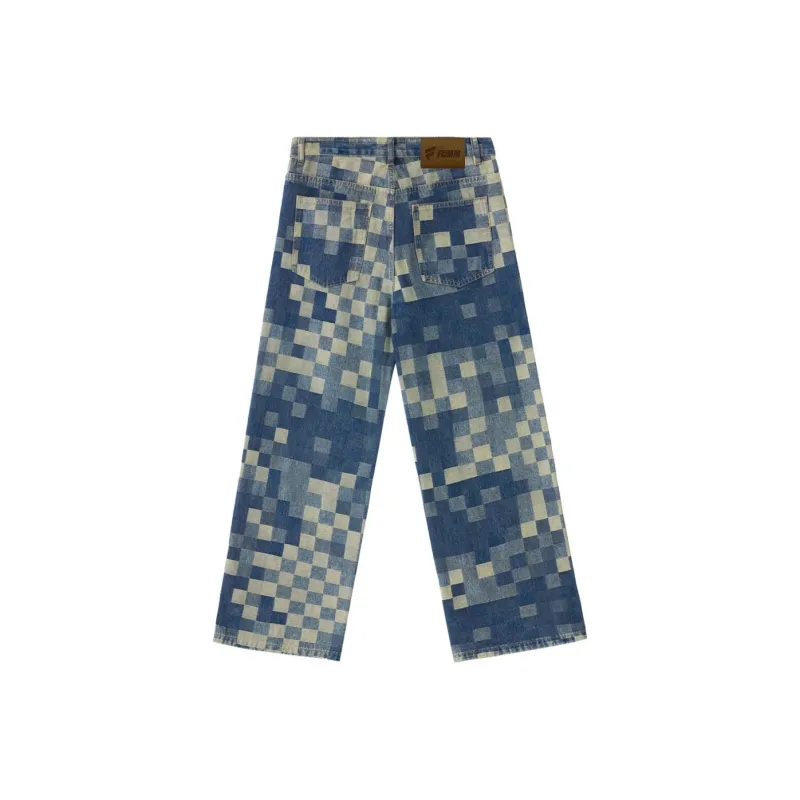 FCMM Jeans Unisex Mosaics Blue-1