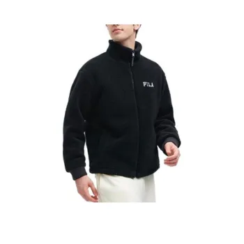 FILA Velvet Jackets Unisex Black