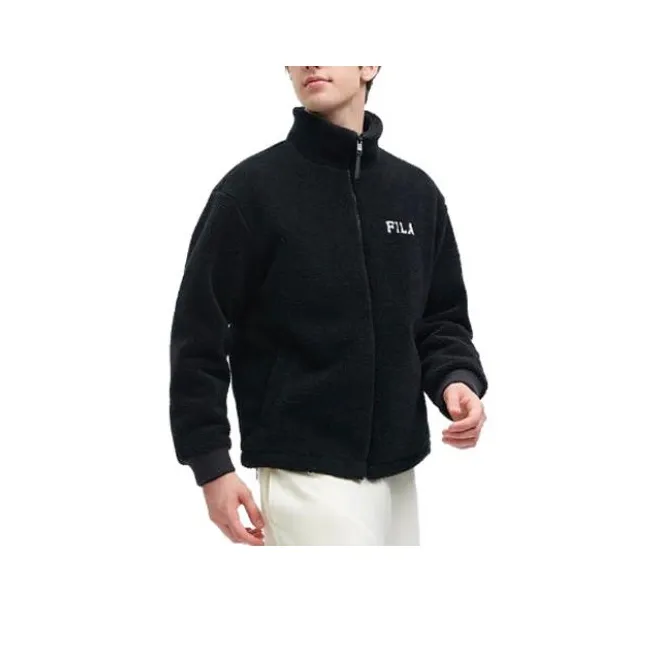 FILA Velvet Jackets Unisex Black-0