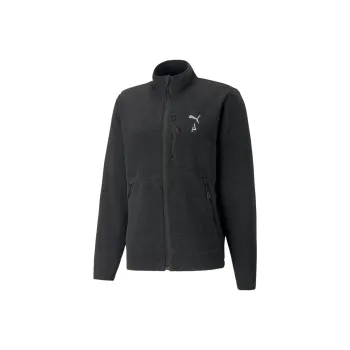 PUMA Seasons Jackets Men Black Mixed Silver