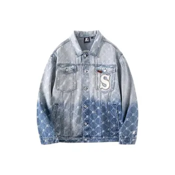 STARTER Jackets Unisex Denim Blue