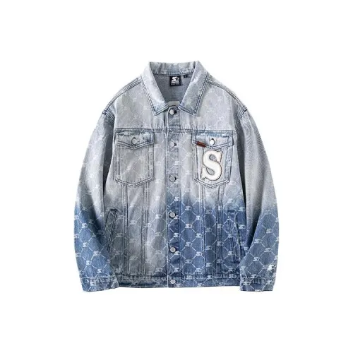 STARTER Jackets Unisex Denim Blue