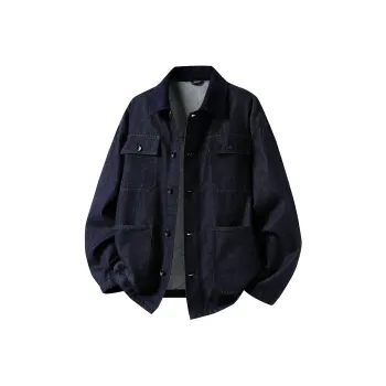 RIEZU Jackets & Coats Men's Blue