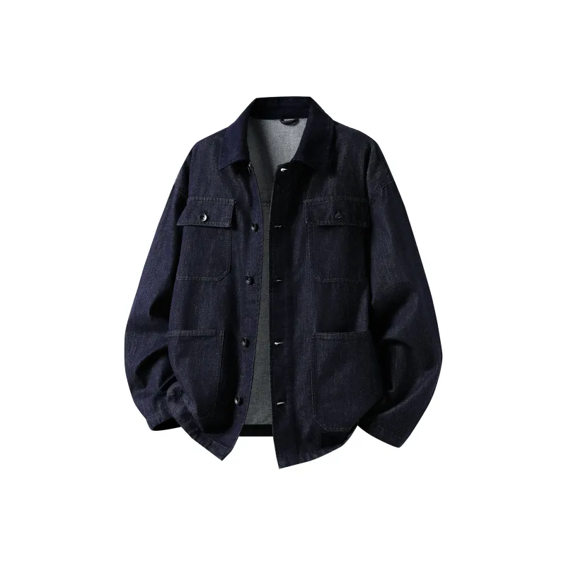 RIEZU Jackets & Coats Men's Blue-0