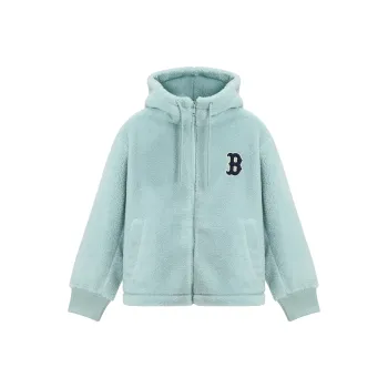 MLB Boston Red Sox Velvet Jackets Unisex Light Mint