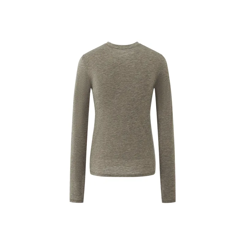 EVISTUB Long Sleeved T Shirt Innerwear Base Top Women's-1