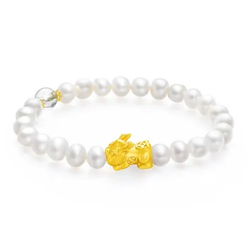 Lao Feng Xiang S925 Silver Bracelets Women's