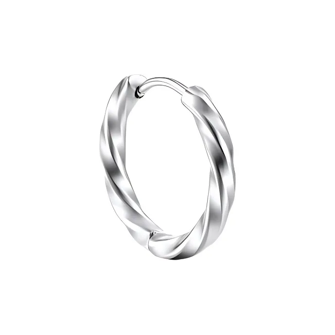 GUDUD Stainless Steel Earrings Unisex Gold/Silver-5