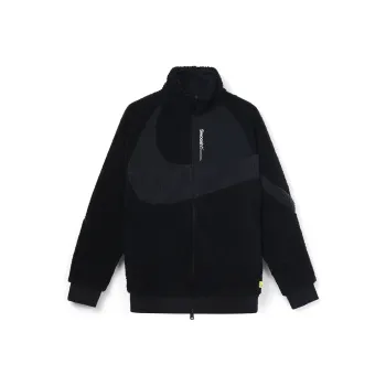 Nike Velvet Jackets Men Black