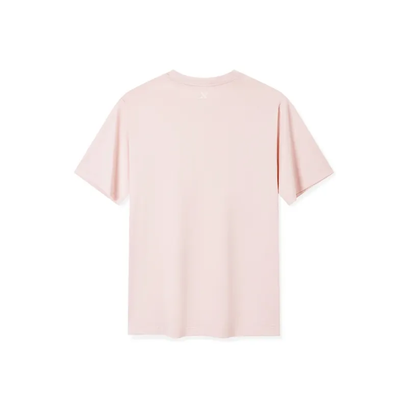 XTEP Sports Life Collection T Shirt Unisex Shimmering Pink Moon-1
