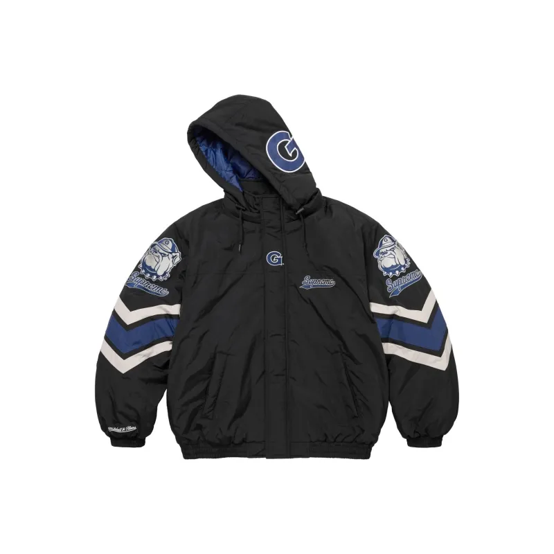Supreme Mitchell & Ness Ncaa Hooded Stadium Jacket-12