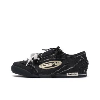 Ocai Cushioning Lightweight Slip Resistant Low Top Skateboard Shoes Women's Danny Black