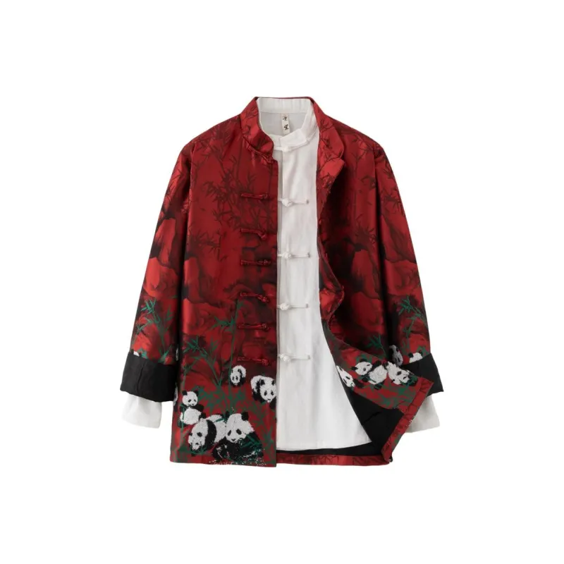 XUANSHENG Jackets Coats Men's Red-0